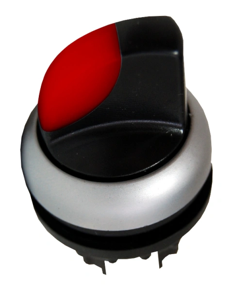 Buton selector 0-1 cu revenire rosu