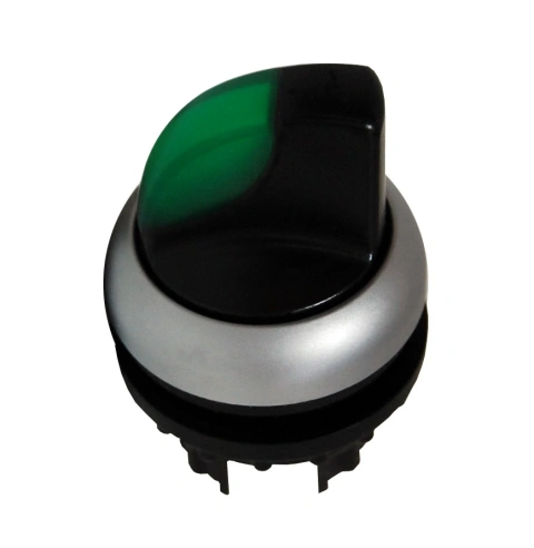 Buton selector 0-1 fara revenire verde