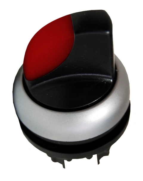 Buton selector 1-0-2 cu revenire rosu