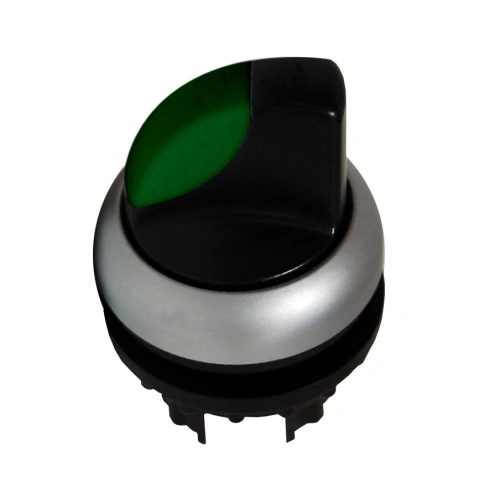 Buton selector 1-0-2 cu revenire verde