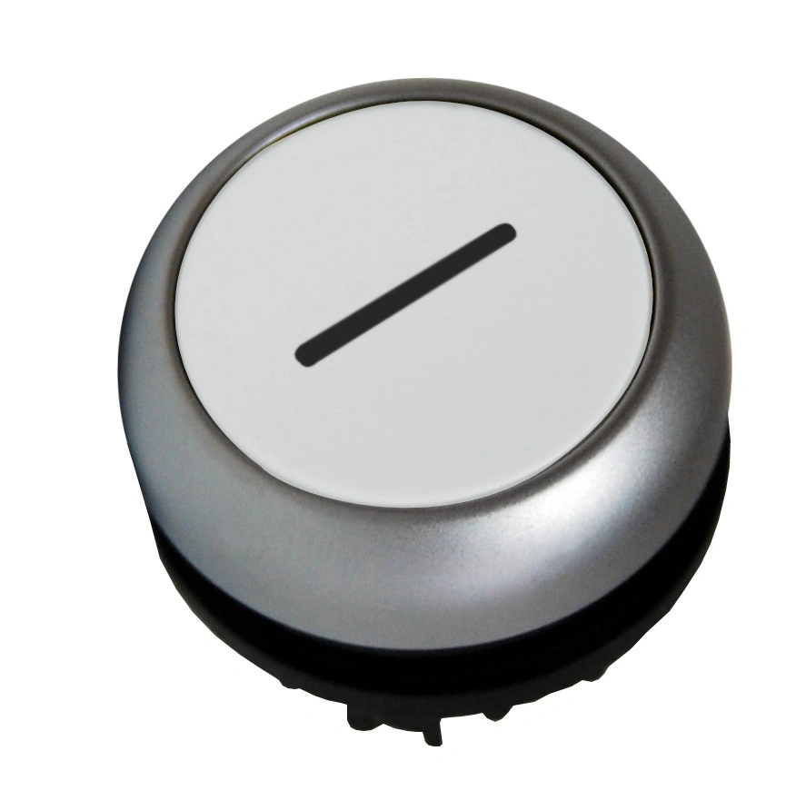 Buton comanda iluminat scund cu revenire alb "1"