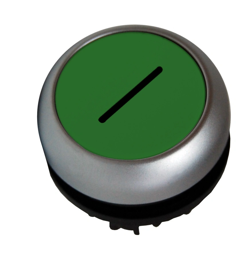 Buton comanda iluminat scund fara revenire verde "1"