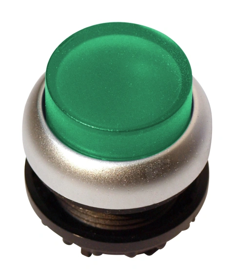Buton comanda iluminat inalt cu revenire verde