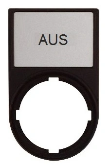 Eticheta cu suport 30x50mm "Aus"