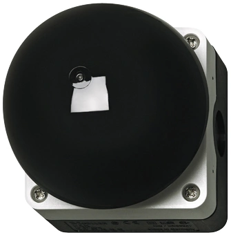 Buton avarie cu revenire negru in carcasa IP67 1ND+1NI