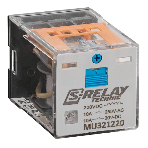 Releu broşabil, 11 pini, 3 CC, 220V c.c., 10A_1