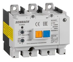 Bloc diferential pentru MX1 3 Poli, 0,03 - 2A