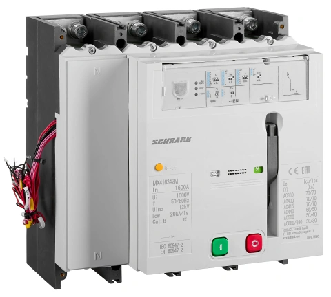 Întreruptor automat tip EN, 4P, 70kA, 1600A+Motor acţionare
