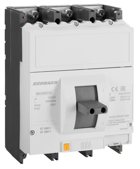 Comutator de putere MX4/800 3 poli 800A