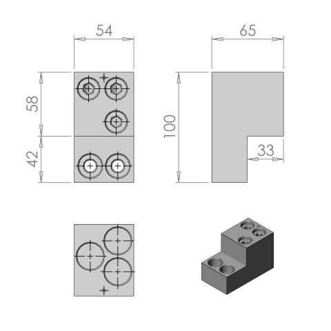 Cleme tunel 3x95-300mm² pt. MX4, 800-1250A, 1buc_6