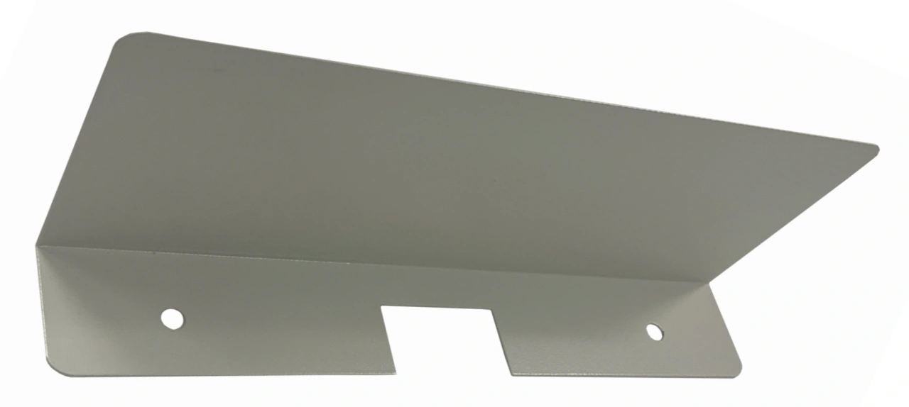 Rain roof white for emergency luminaires design C1