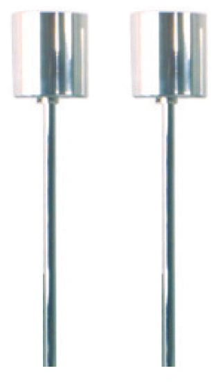pendul pereche, placat cu crom, 500mm precablat_1