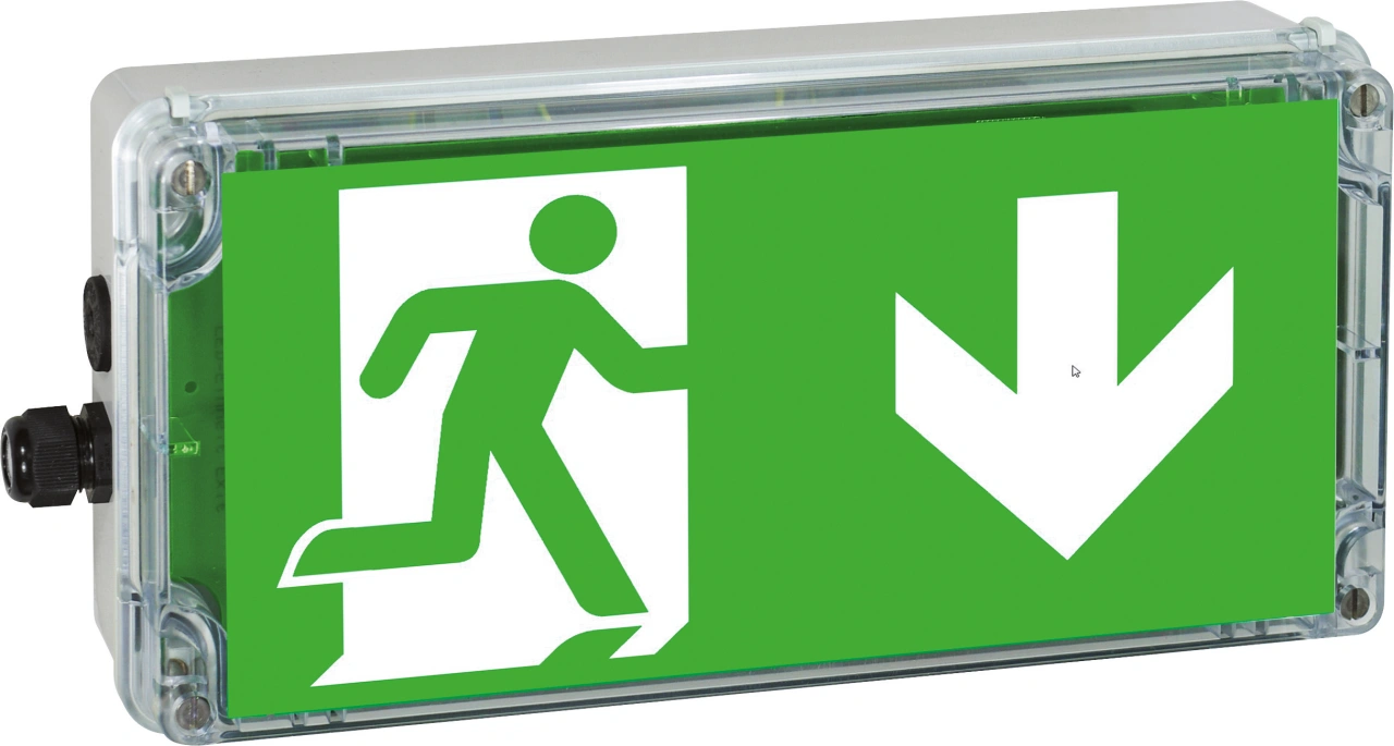 Explosion proof ilum. Sig EXIT zone1/21 LED 230 VAC/DC