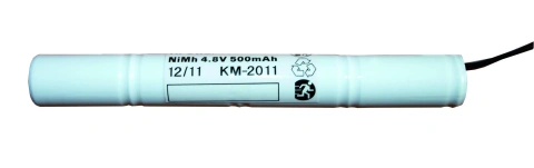 Acumulator 4,8V 0,5Ah pentru C.IL. auto cont. cu LED KM, KS