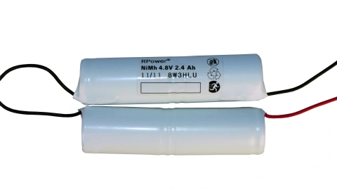 Akku 4,8V 2,4Ah ptr.Einzelbatt. luminien 8W 3h NLxxx833