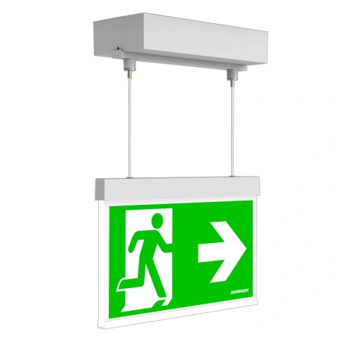 C.il. Siguranta AM alb, LED, suspendat aparent