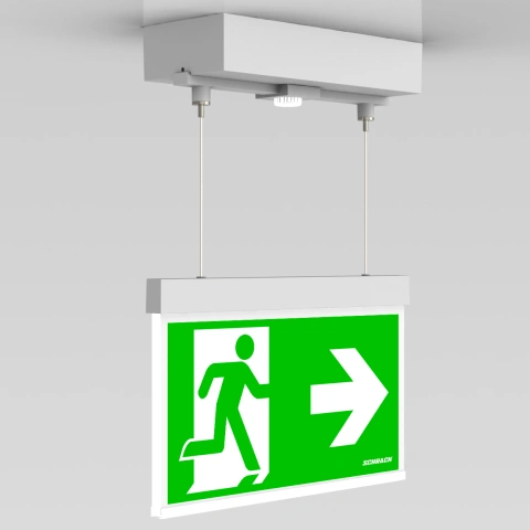 C.il. Siguranta AM Duo alb, LED, suspendat aparent_2