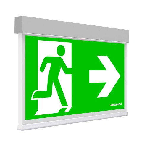 Self-contained luminaire AM LED 3h 230V AC wall recessed