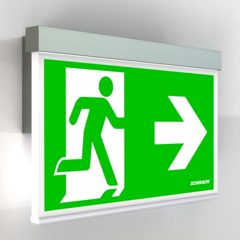 Self-contained luminaire AM LED 3h 230V AC wall surface_2