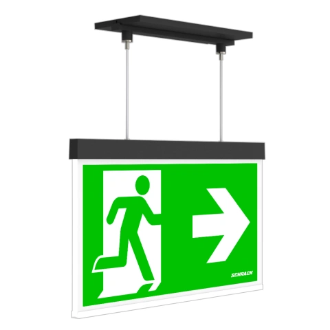 C.il. Siguranta AX antracit, LED, suspendat incastrat