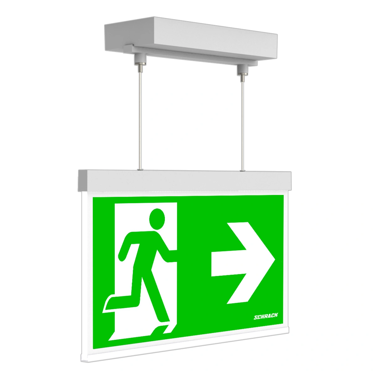 C.il. Siguranta AX alb, LED, suspendat aparent