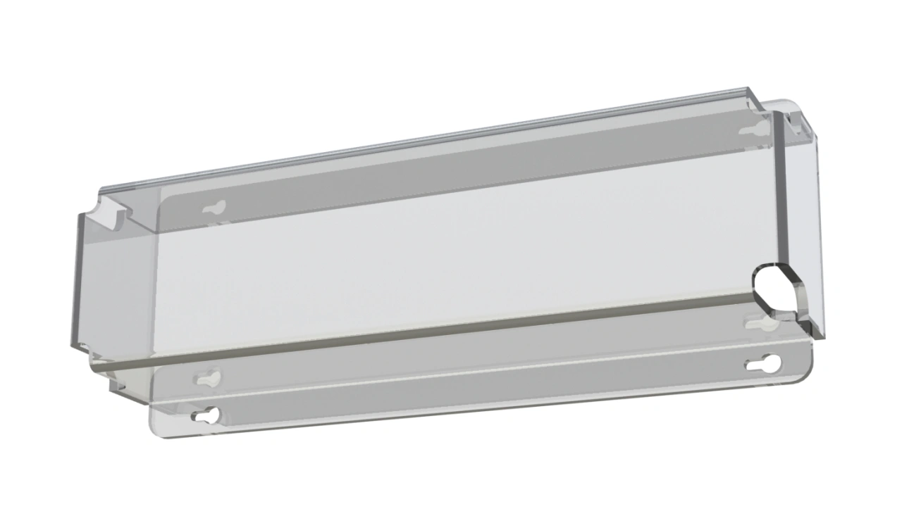 Protect.minge plexi glas lxwxd=370x140x77mm