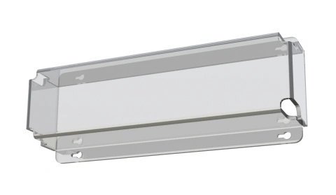Protect.minge plexi glas lxwxd=370x140x77mm
