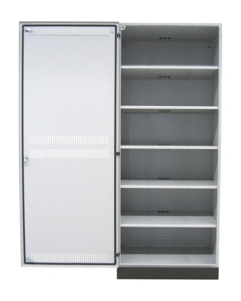 baterie cabinet empty w=800 h=1950 d=600mm w.socket 6 floors