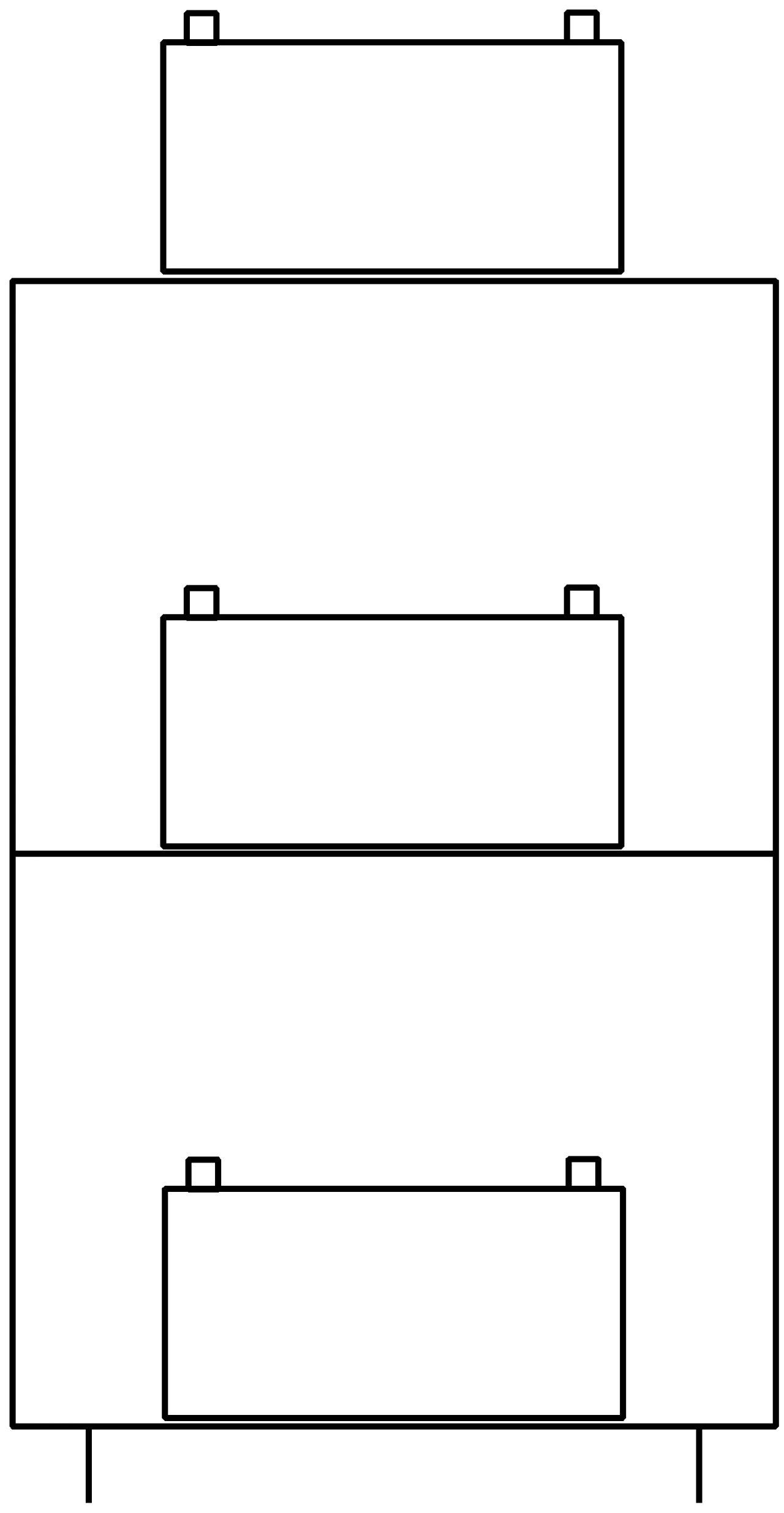 cadru baterii 18xNLBA100 - NLBA250 pana la 850x1650x590mm