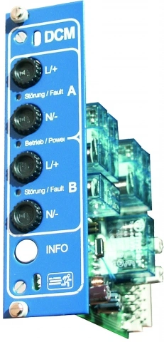 Circuitul electric unitate DCM de 19 "mixt modul 2x4A DS/BS