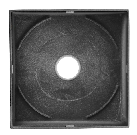 Conector carcasa antracit  patrat zinc turnat_3