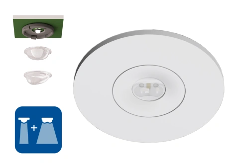 Corp il. sig EE 1x4W ERTLED 230VAC/DC lentilă schimbabilă