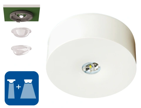 Corp de iluminat de urgență IL 1x3W ERT-LED 230V alb