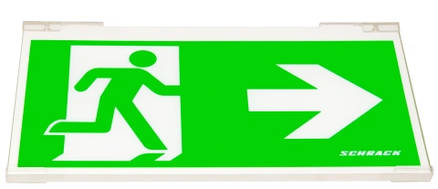Ramă corp iluminat siguranta KB inclusiv 4 pictograme 30m
