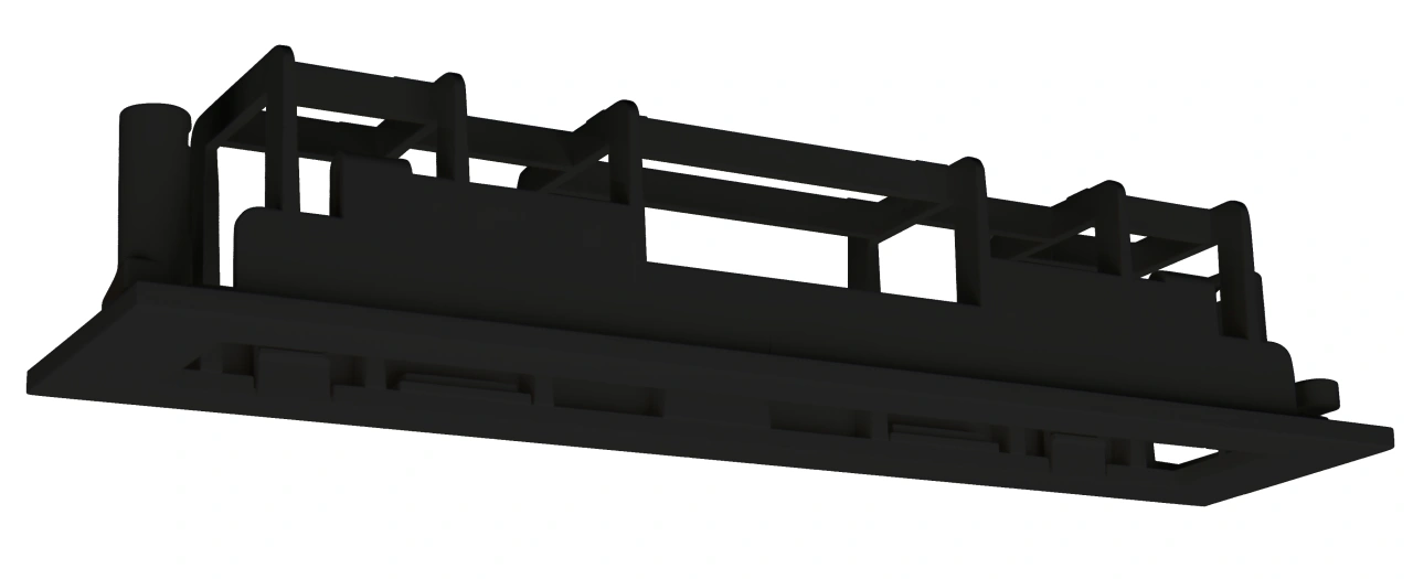 Cadru încastrat negru pt corpuri de il. CPS Design KM,KMB,KS