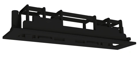 Cadru încastrat negru pt corpuri de il. CPS Design KM,KMB,KS