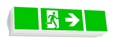 Emergency luminaire KWI Autotest LED 3h 230V AC wall mount