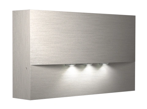 C.il.sig. WAF inox look 3x1W ERT-LED 230V