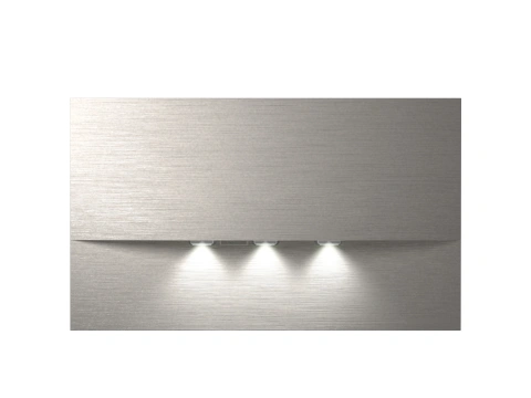 Emergency lum. WAF stainless steel look 3x1W ERT-LED 3h 230V_1