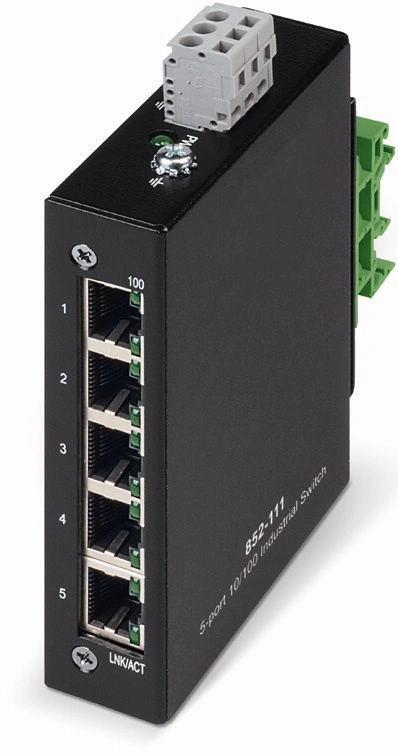 Comutator 852-111 - montare 5-Port 10 / 100BASE-TX pentru pe