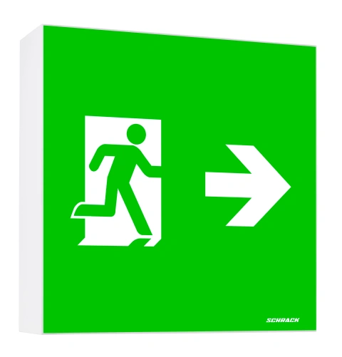 Emergency luminaire WFX SC LED IP65 3h 230V AC wall surface