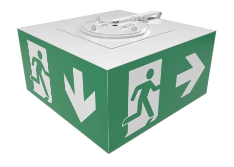 Emergency luminaire WHG SC LED IP65 3h 230V AC ceiling mount_1