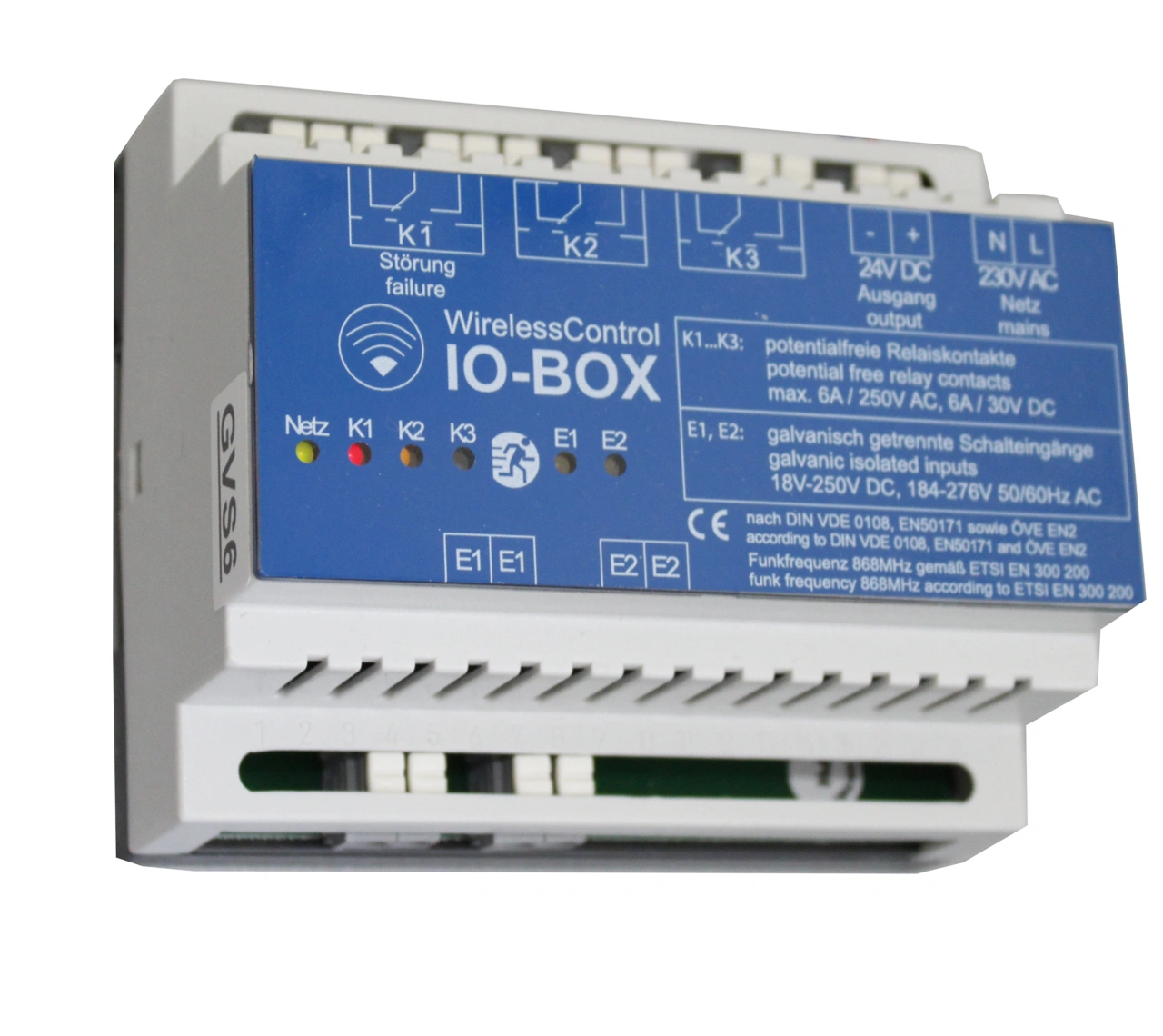Controlul Wireless "I / O" cutie de 2 intrări 3 iesiri (2 pr
