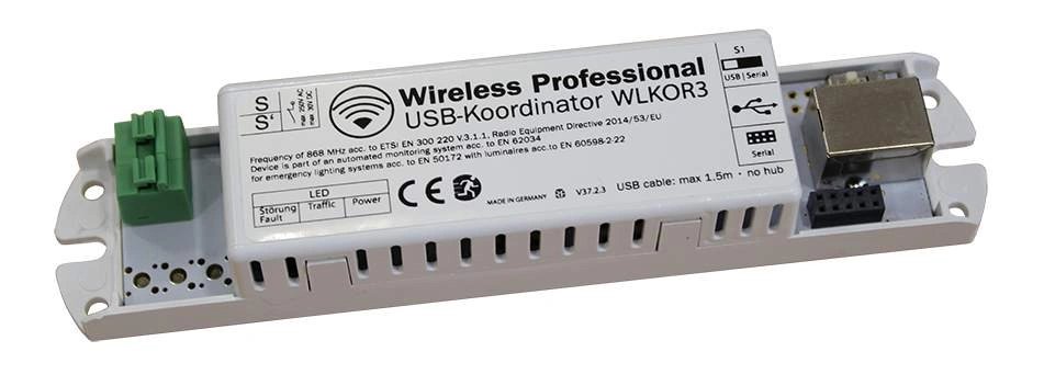 Coordinator USB to WirelessControl network
