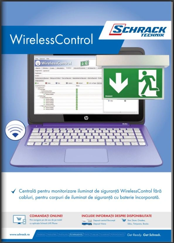 Iluminat de siguranță wireless