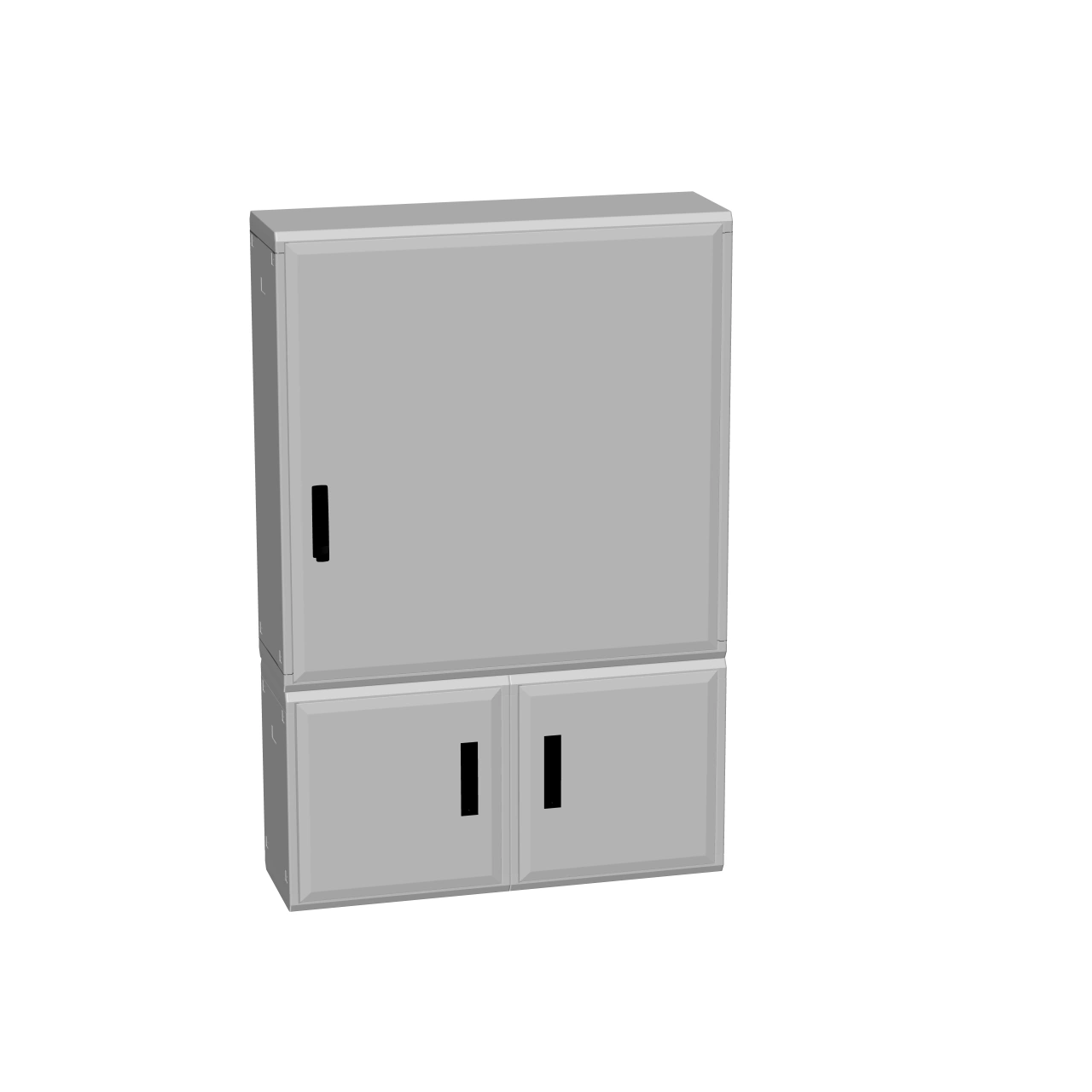 Dulap din poliester cu 3 uşi, H1500x1000x312mm