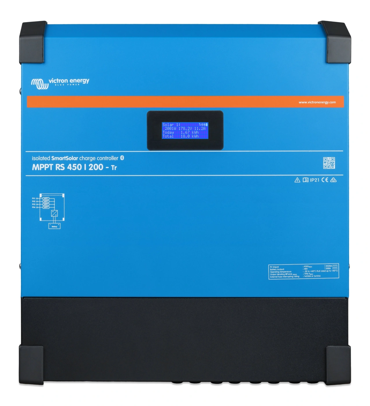 Controler fotovoltaic SmartSolar MPPT RS 450/200-Tr