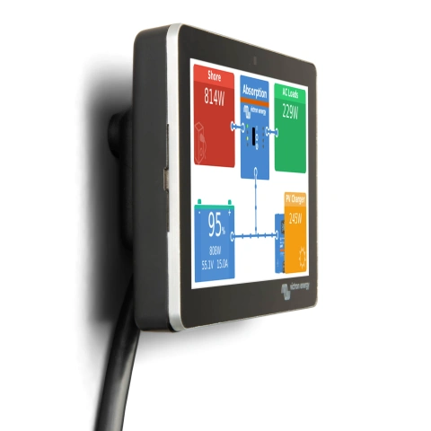 GX Touch 50 pentru sistem fotovoltaic, montaj pe perete