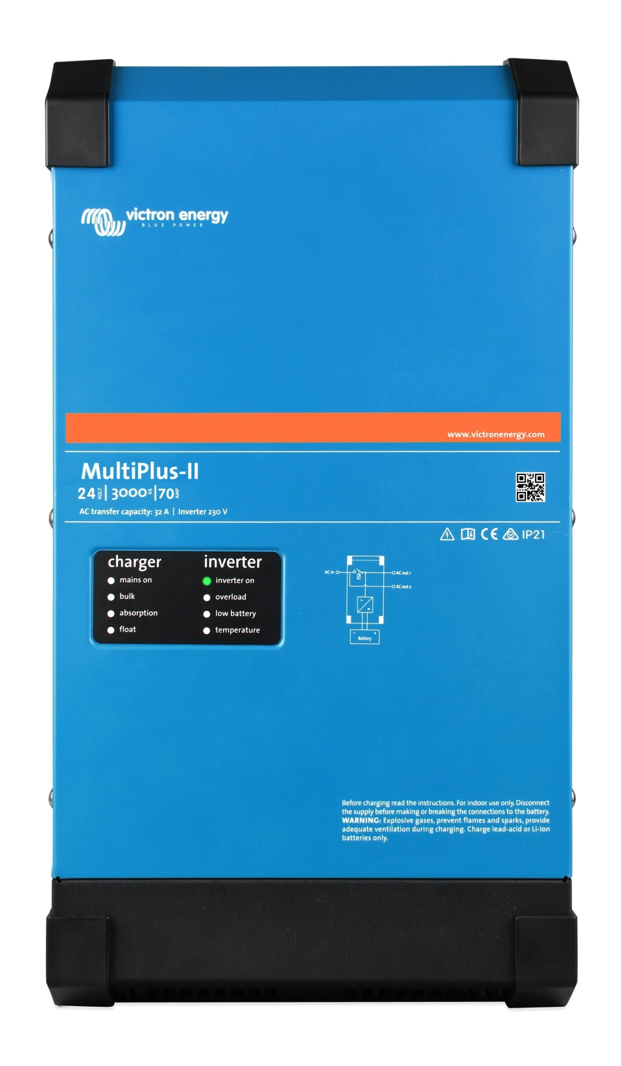 Invertor fotovoltaic MultiPlus-II 24/3000/70-32 230V