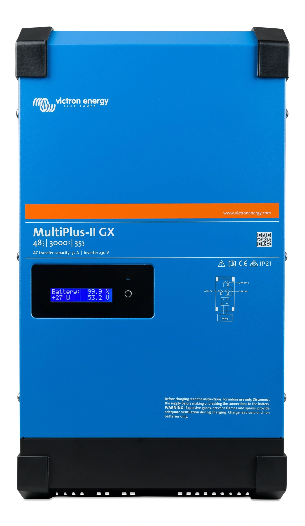 Invertor fotovoltaic MultiPlus II 48/3000/35-32 GX 3000W 48V